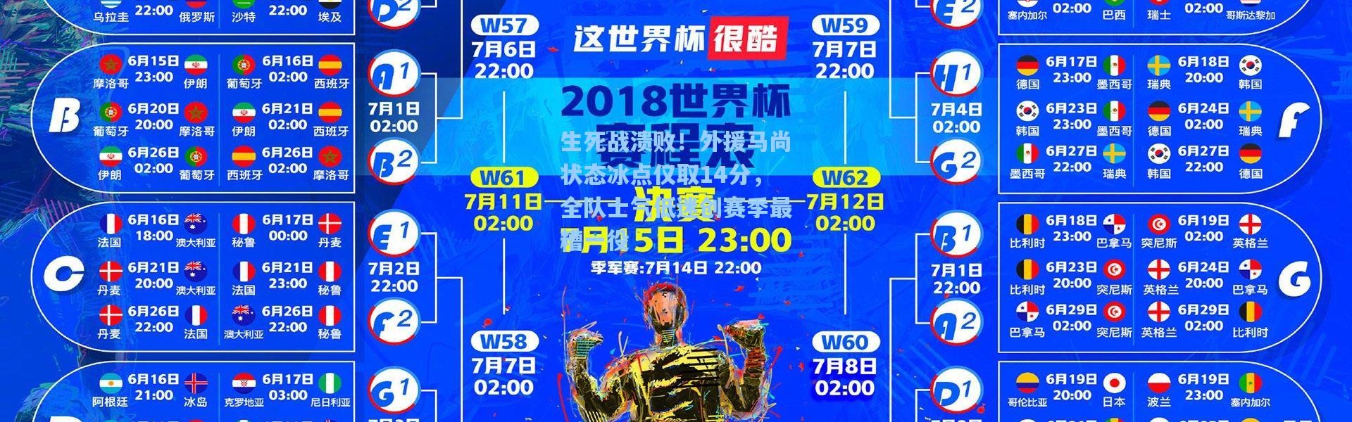 生死战溃败！外援马尚状态冰点仅取14分，全队士气低迷创赛季最糟一役