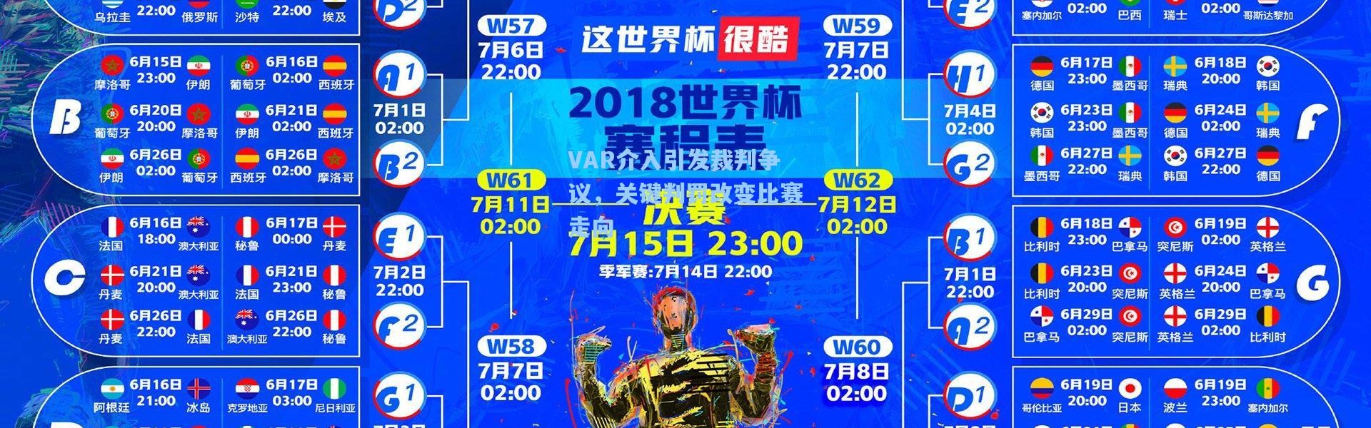 VAR介入引发裁判争议，关键判罚改变比赛走向